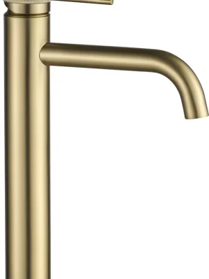 Akce Umyvadlová baterie MAXMAX Rea LUNGO GRIP - vysoká - broušená zlatá