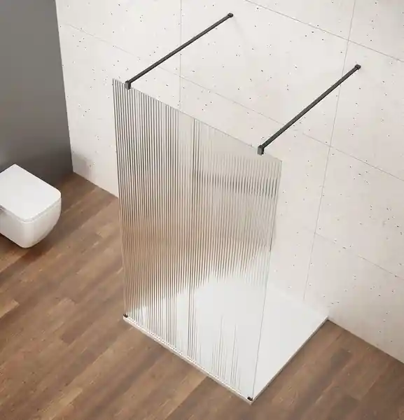 Zlevněný Gelco Vario Black Sprchová zástěna Walk-In do prostoru 900mm sklo nordic