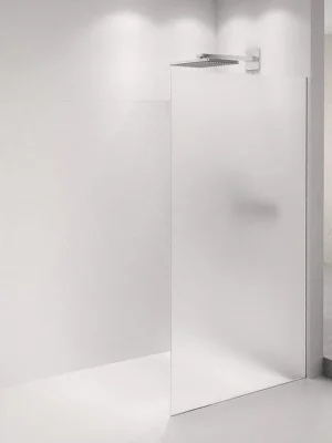 Zlevněný Polysan ARCHITEX CHROM sprchová zástěna 862mm, matné sklo AXC90MT