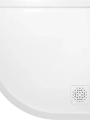 Akce Gelco XENA sprchová vanička z litého mramoru, čtvrtkruh 90x90cm, R550, bílá HX559