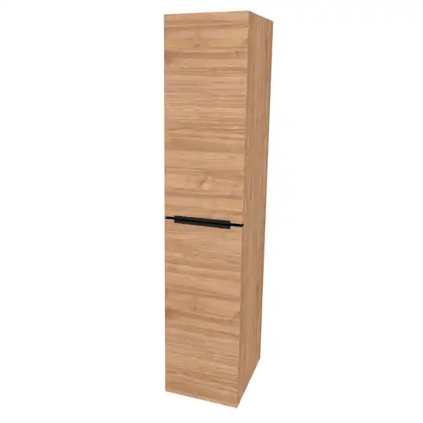 Akční Cena Mereo Mailo Koupelnová skříňka vysoká 170 cm, černé madlo, Multidecor, Light Select Walnut - CN594LPBLSW1