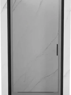 Značkový Sprchové dveře MEXEN EXO křídlové 80 cm - čiré - černé - 817-080-000-70-00