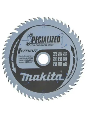 Zlevněný MAKITA B-68622 pilový kotouč Efficut 190*30mm 45Z vhodný pro aku pily
