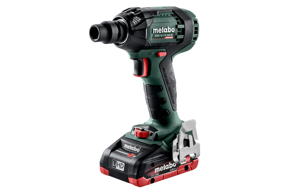 METABO SSW 18 LTX 300 BL 2x4,0Ah Aku rázový utahovák + kufr Autentický
