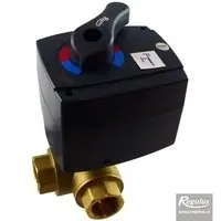 Regulus Ventil kulový třícestný s pohonem VZK R 320 s vrtáním do T, 230V, DN20 Expresní Doručení