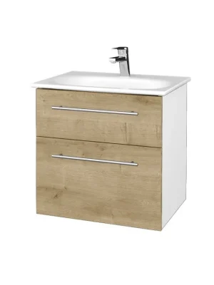 Akce Koupelnová skříňka PROJECT SZZ2 60 - N01 Bílá lesk / Úchytka T02 / D09 Arlington