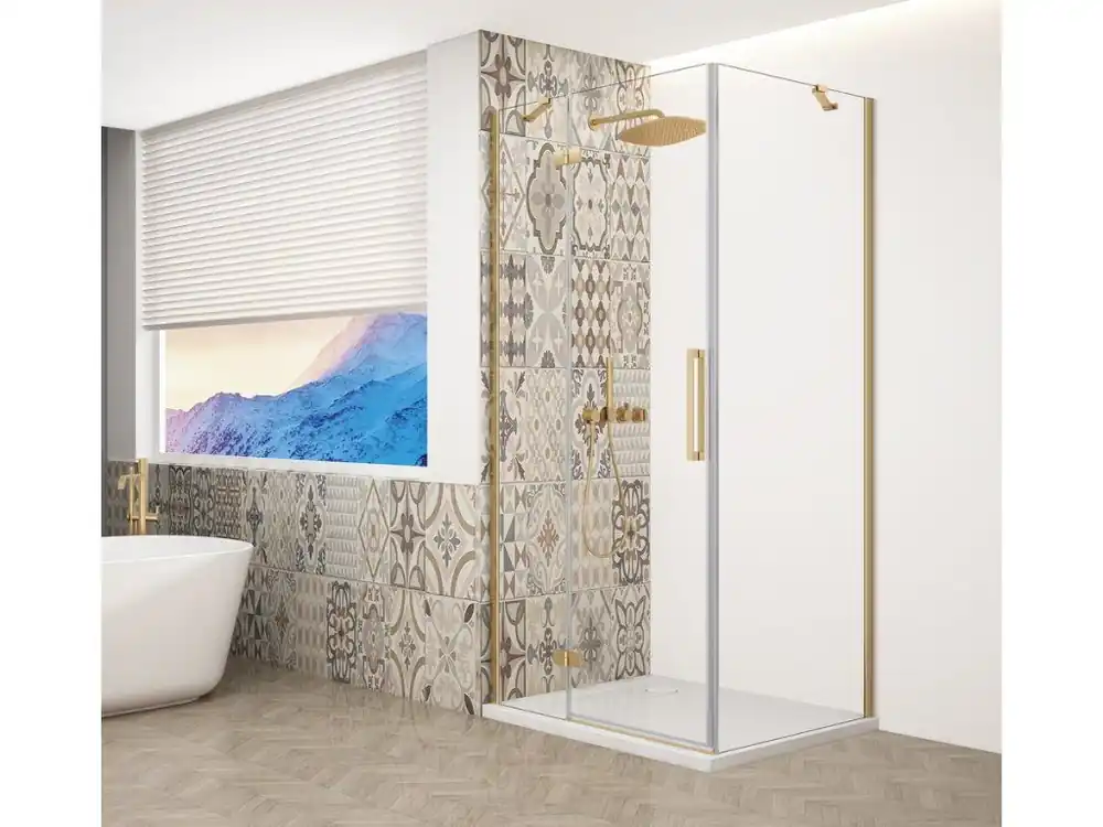 Akce Gelco TRINITY GOLD MATT obdélníkový sprchový kout 1000x900mm, čiré sklo, levé GT5690-10CL-G