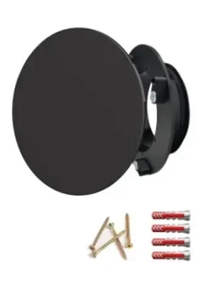 Sezónní Sleva Luftuj Vyústka VZT pro rekuperaci LUFTOMET Sky plast kruh černý mat