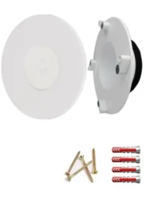 Luftuj Vyústka VZT pro rekuperaci se světlem LUFTOMET LUMEN plast kruh bílý lesk Výhodná Nabídka