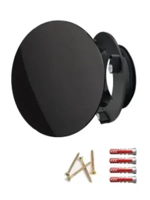 Luftuj Vyústka VZT pro rekuperaci LUFTOMET Sky plast kruh černý lesk Nakupujte Hned