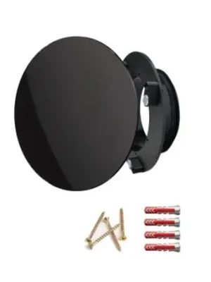 Luftuj Vyústka VZT pro rekuperaci LUFTOMET Sky sklo kruh lesk černá Top Prodej