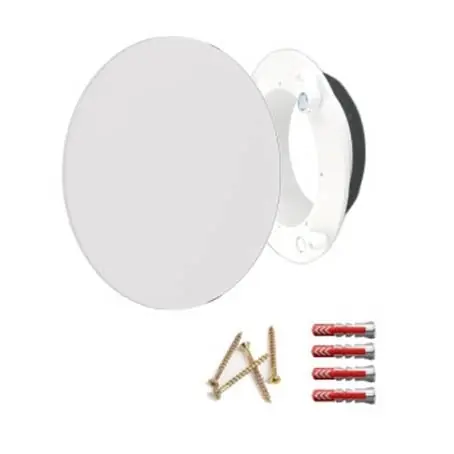 Nejlepší Volba Luftuj Vyústka VZT pro rekuperaci LUFTOMET Sky sklo kruh lesk bílá