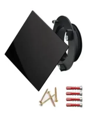 Luftuj Vyústka VZT pro rekuperaci LUFTOMET Sky sklo čtverec mat černá Horká Nabídka