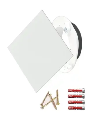 Luftuj Vyústka VZT pro rekuperaci LUFTOMET Sky sklo čtverec mat bílá Nízká Cena