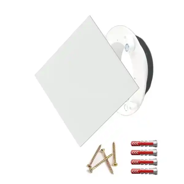 Luftuj Vyústka VZT pro rekuperaci LUFTOMET Sky sklo čtverec mat bílá Nízká Cena