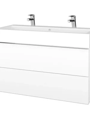 Akční Cena Koupelnová skříňka VARIANTE SZZ2 100 pro umyvadlo Duravit Vero - M01 Bílá mat / M01 Bílá mat