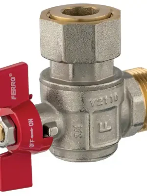 Omezená Nabídka Novaservis Rohový kulový kohout, ke kotlům krátký