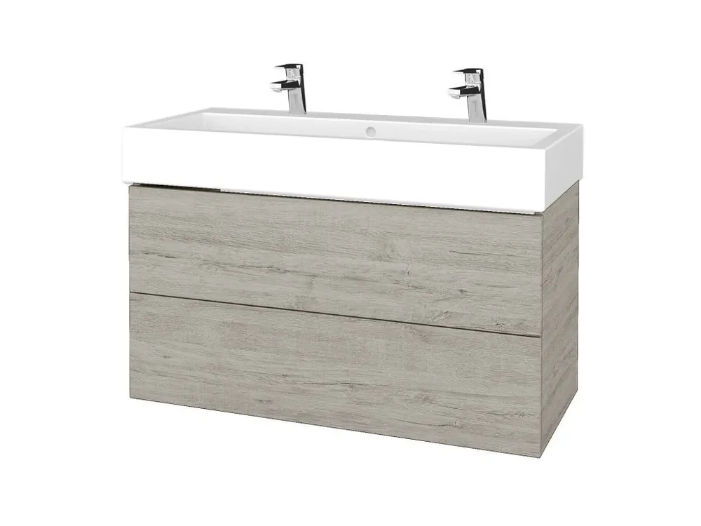 Zlevněný Koupelnová skříňka VARIANTE SZZ2 100 pro umyvadlo Duravit Vero - D05 Oregon / D05 Oregon