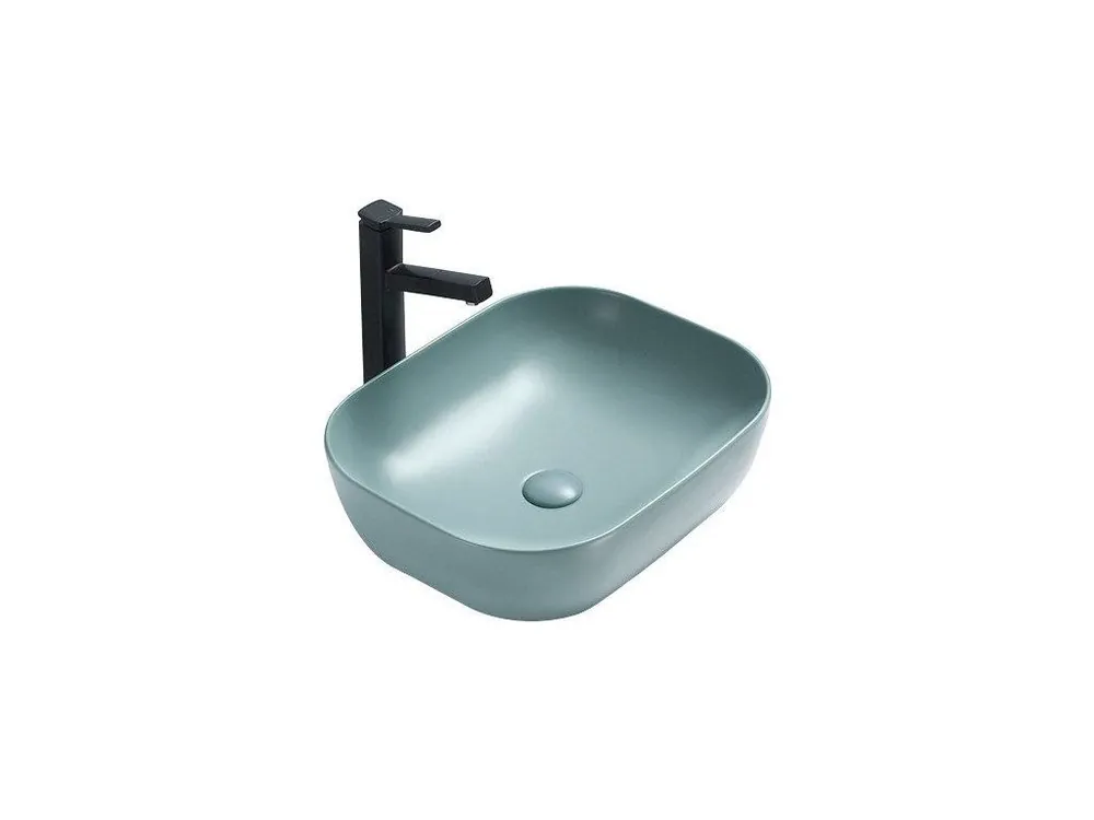 Časově Omezené MEXEN - Rosa umyvadlo na desku 50x40 cm zelený světlý mat 21095048