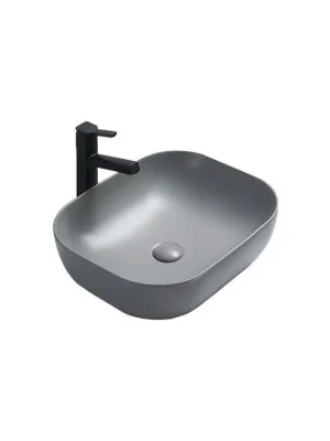 MEXEN - Rosa umyvadlo na desku 50x40 cm světle šedá rohož 21095061 Expresní Doručení