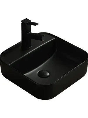 Speciální Cena MEXEN - Silvia umyvadlo na desku 39x39 cm černá matná 21863985