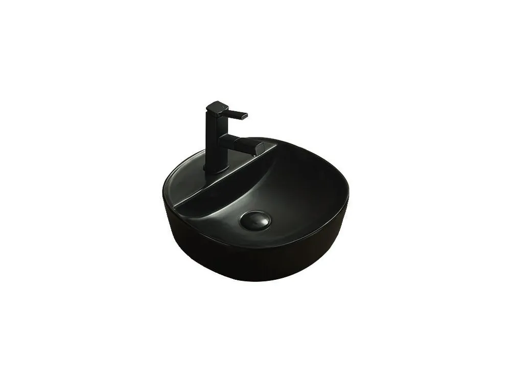 Doprava Zdarma MEXEN - Zita umyvadlo na desku 40x40 cm černá matná 21874085