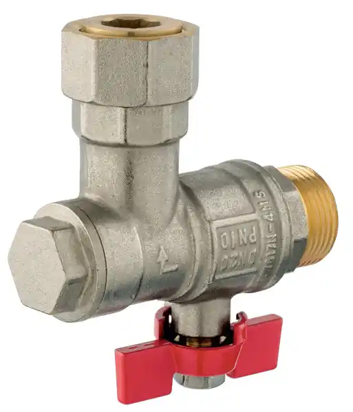 Aktuální Novaservis Rohový kulový kohout s filtrem, ke kotlům, dlouhý