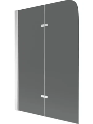 Originální MEXEN - Felix vanová zástěna 2-křídlo 100x140, grafit, chrom 890-100-002-01-40