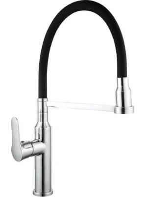 Ověřený MEXEN - Edna Dřezová baterie, chrom/černá 672900-00