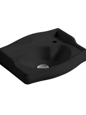 Závěsné umývátko Kerasan Retro 41x30cm černá mat Oblíbený
