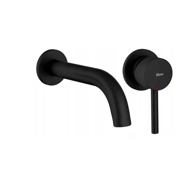 Zlevněný Podomítková umyvadlová baterie REA Lungo matná černá + BOX - BAT-B0969