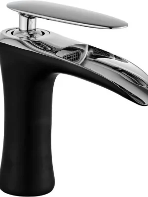 Zlevněný MEXEN - Lyra umyvadlová baterie, černá/chrom 745300-07