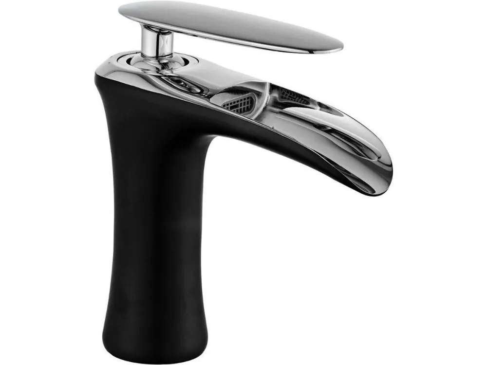 Zlevněný MEXEN - Lyra umyvadlová baterie, černá/chrom 745300-07