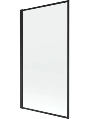 Sleva MEXEN - Alex vanová zástěna 1-wing 80x140, černá vzor fix893-080-000-70-70