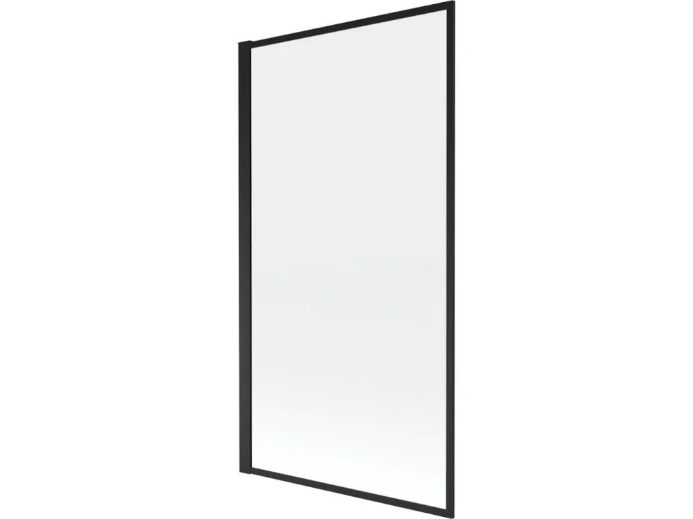 Sleva MEXEN - Alex vanová zástěna 1-wing 80x140, černá vzor fix893-080-000-70-70