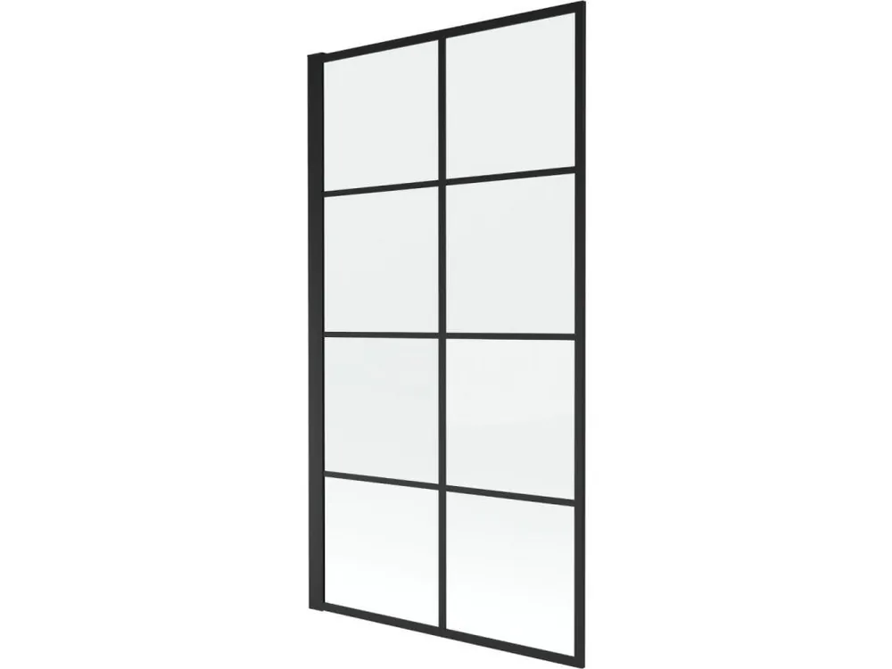 Nejlepší Volba MEXEN - Alex vanová zástěna 1-wing 70x140, černá vzor 893-070-001-70-77