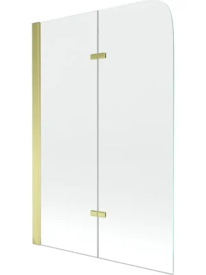 Omezená Nabídka MEXEN - Felix vanová zástěna 2-wing 80x140, zlato 890-080-002-50-00