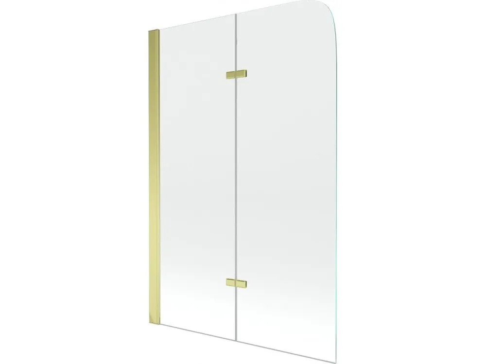 Omezená Nabídka MEXEN - Felix vanová zástěna 2-wing 80x140, zlato 890-080-002-50-00