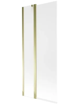 Sleva MEXEN - Flip vanová zástěna 1-křídlo 80x150, dekor, zlato 894-080-101-50-30