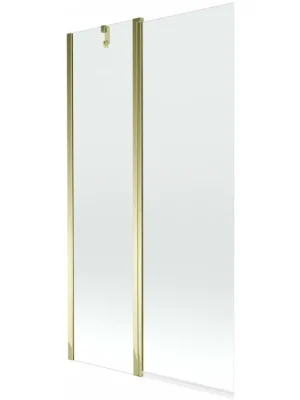 Speciální Cena MEXEN - Flip vanová zástěna 1-křídlo 100x150, transparent, zlato 894-100-101-50-00
