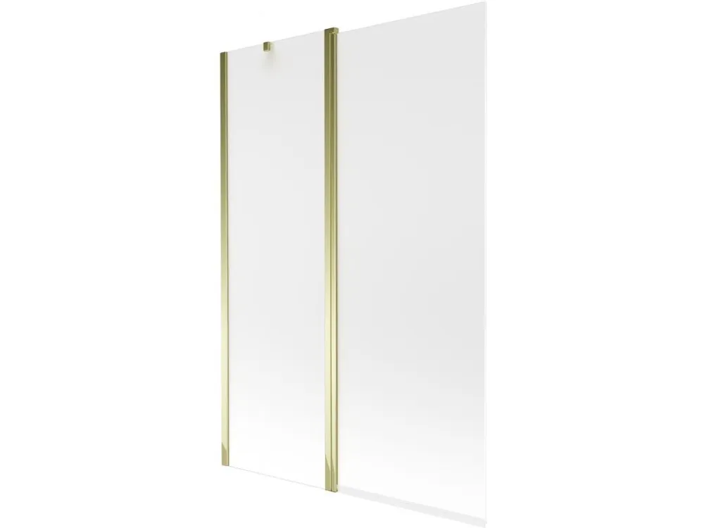 MEXEN - Flip vanová zástěna 1-křídlo 120x150, dekor, zlato 894-120-101-50-30 Jen Po Omezenou Doba