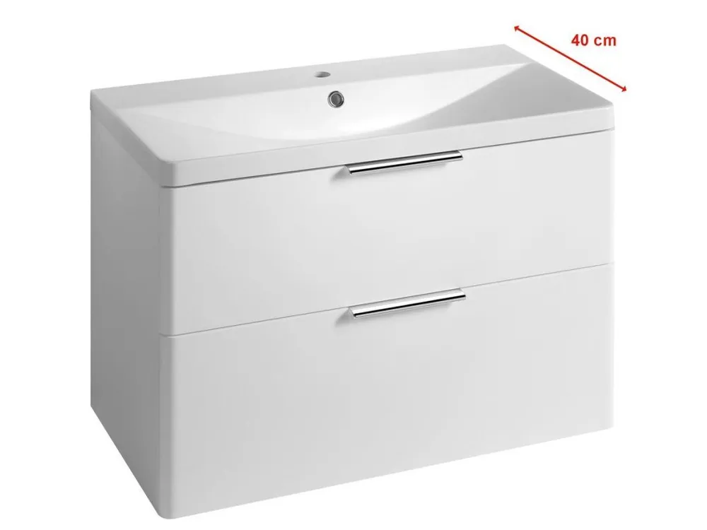 Akční Cena Aqualine DENEB umyvadlová skříňka 80,5x55x39,4cm, bílá mat DN284
