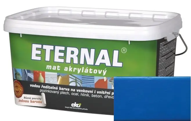 Značkový AUSTIS ETERNAL mat akrylátový 5 kg modrá 016