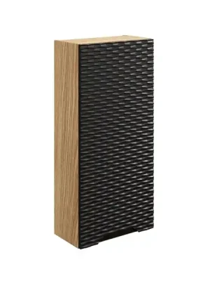 Akční Cena Comad Doplňková koupelnová skříňka Ocean Black 83-35-1D černá/dub