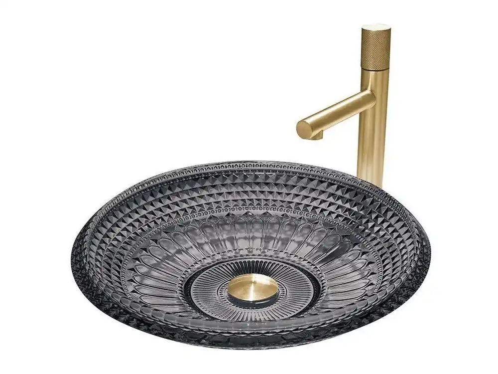 Akční Cena MEXEN - Heba skleněné umyvadlo na desku 45x45, černá  24064570