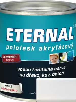 Značkový AUSTIS ETERNAL pololesk akrylátový 0,35 kg bílá RAL 9003
