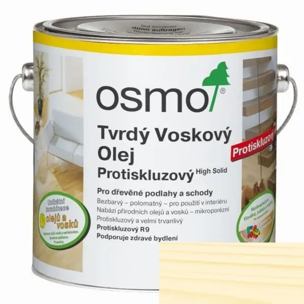 Značkový OSMO 3089 Tvrdý voskový olej protiskluzový 10 L