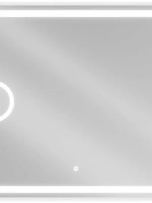 Značkový MEXEN - Onyx zrcadlo s osvětlením s kosmetickým zrcátkem 100 x 80, LED 600 9813-100-080-611-00