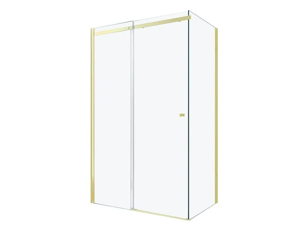 Sleva MEXEN/S - OMEGA sprchový kout 110x90, transparent, zlatá 825-110-090-50-00