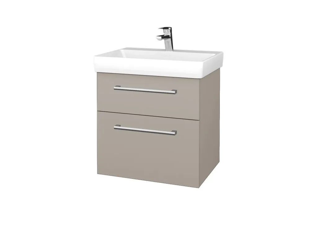 Značkový Koupelnová skříňka PROJECT SZZ2 60 - N07 Stone / Úchytka T03 / N07 Stone